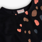 náhled Dívčí bavlněné tričko s dlouhým rukávem a metalickým potiskem kapek BOBOLI
