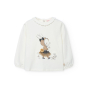náhled Dívčí tričko s dlouhým rukávem a motivem králíčka BOBOLI