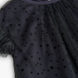 náhled Dívčí tylové šaty s puntíky – tmavě modré BOBOLI
