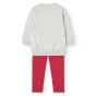 náhled Dívčí dvoudílný set mikiny a legín s motivem deště. BOBOLI