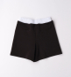 náhled Dívčí černé šortky s dvojitým pasem SARABANDA