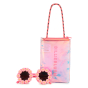 náhled Dětské sluneční brýle , 3D květiny, UV 400, růžové, s pouzdrem BILLIEBLUSH