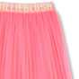 náhled Dívčí sukně , tylová, plisovaná, třpytivá, růžová, s logem BILLIEBLUSH