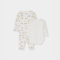 náhled Unisex kojenecká souprava – krémová BOBOLI