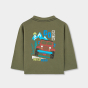 náhled Chlapecké tričko outdoor – khaki BOBOLI