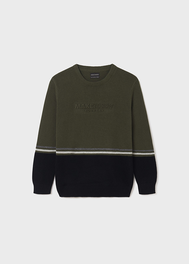 detail Chlapecký Svetr s blokovými pruhy MAYORAL