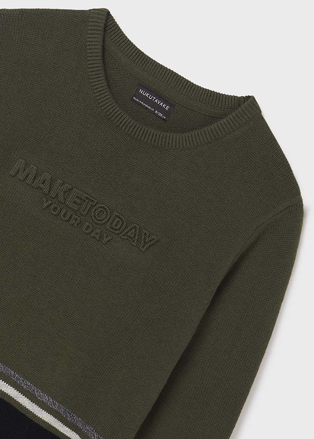 detail Chlapecký Svetr s blokovými pruhy MAYORAL