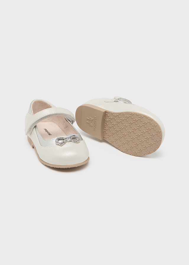 detail Dětské dívčí balerínky s koženou podšívkou a stélkou MAYORAL