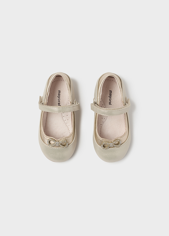 detail Dětské dívčí balerínky s koženou podšívkou a stélkou MAYORAL