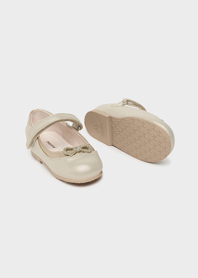 detail Dětské dívčí balerínky s koženou podšívkou a stélkou MAYORAL