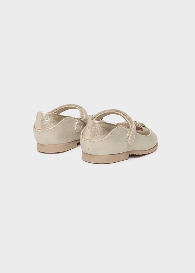 detail Dětské dívčí balerínky s koženou podšívkou a stélkou MAYORAL