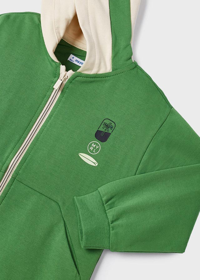 detail Chlapecká mikina na zip s dlouhým rukávem MAYORAL