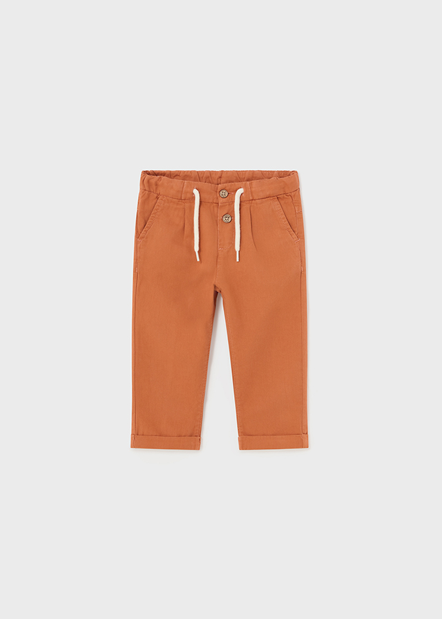 detail Lněné dětské kalhoty chinos relaxed fit MAYORAL