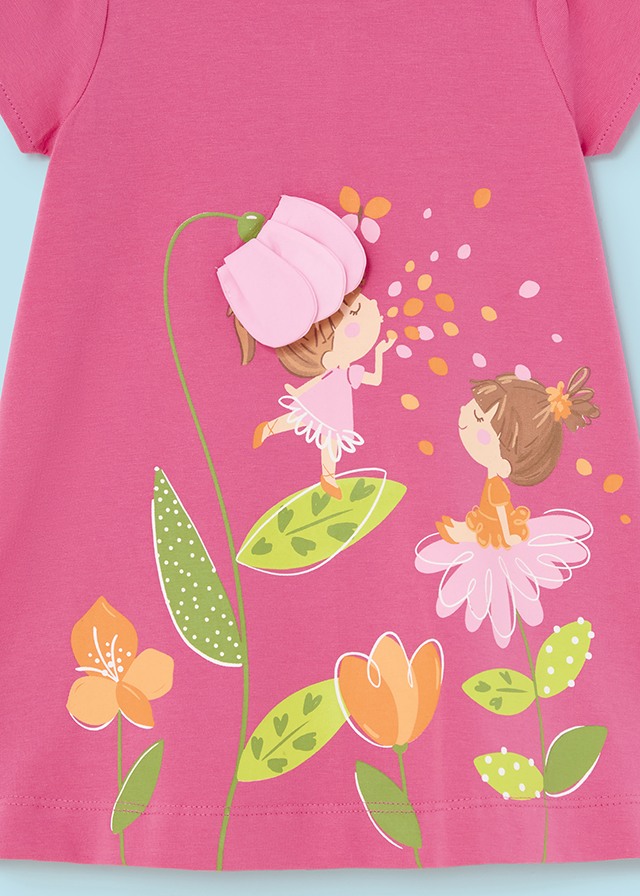 detail Dětské šaty s potiskem MAYORAL