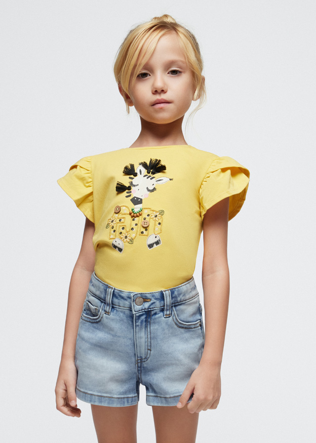 detail Dívčí denim šortky MAYORAL