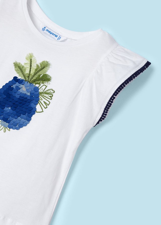 detail Dívčí 2-dílný outfit se vzorovanými šortky MAYORAL