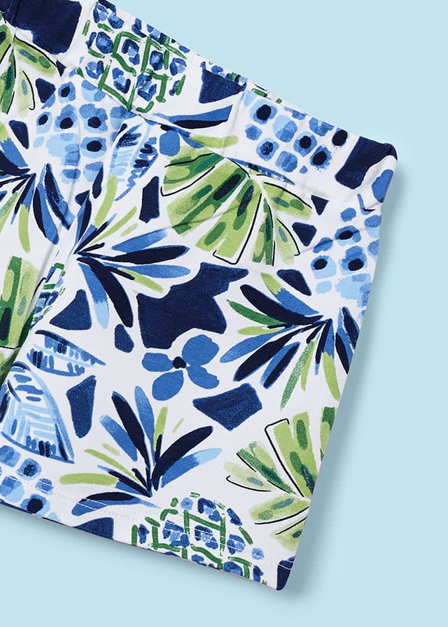 detail Dívčí 2-dílný outfit se vzorovanými šortky MAYORAL