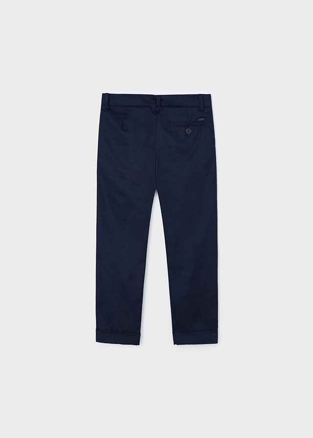 detail Elegantní lněné kalhoty chinos pro chlapce MAYORAL