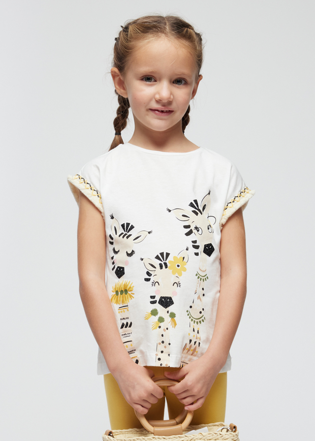 detail Dívčí 2-dílný set z žirafami MAYORAL