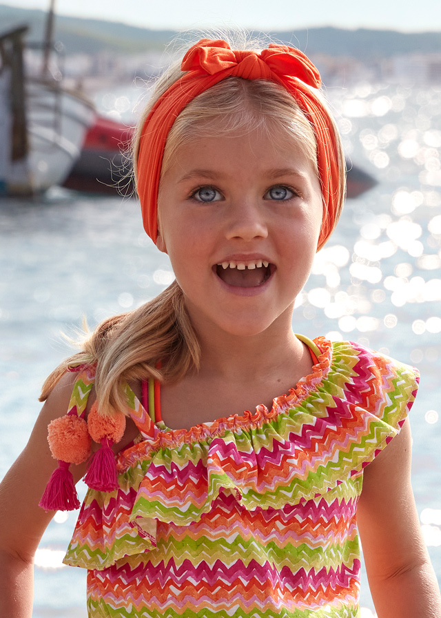 detail Asymetrický dívčí overal MAYORAL