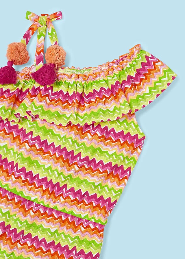 detail Asymetrický dívčí overal MAYORAL