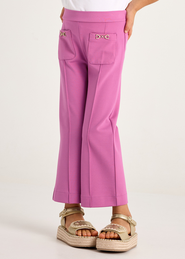 detail Dívčí elegantní kalhoty na oslavy MAYORAL