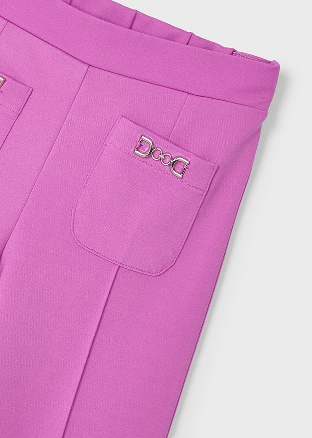 detail Dívčí elegantní kalhoty na oslavy MAYORAL