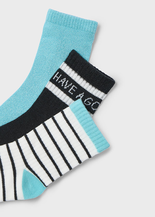 detail Dívčí ponožky 3ks MAYORAL