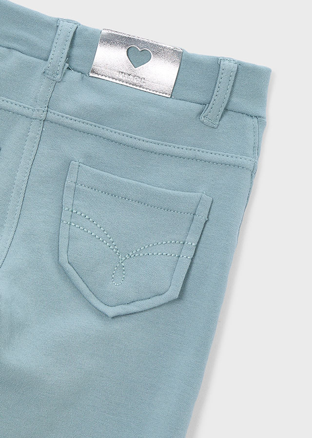 detail Dívčí strečové kalhoty – světle modré pohodlí na každý den MAYORAL