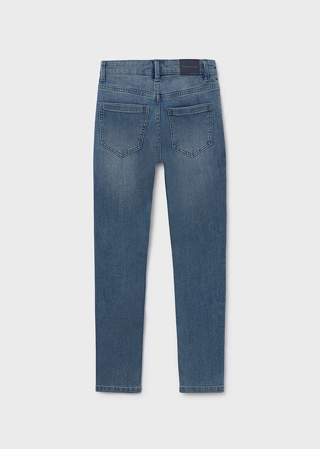 detail Chlapecké slim rifle – světle modré pohodlné džíny na každý den MAYORAL