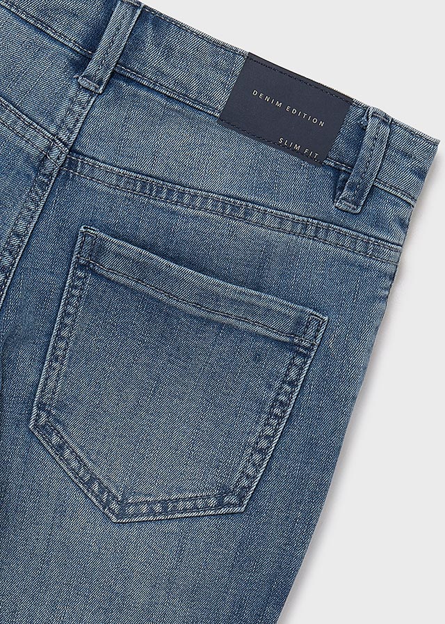 detail Chlapecké slim rifle – světle modré pohodlné džíny na každý den MAYORAL