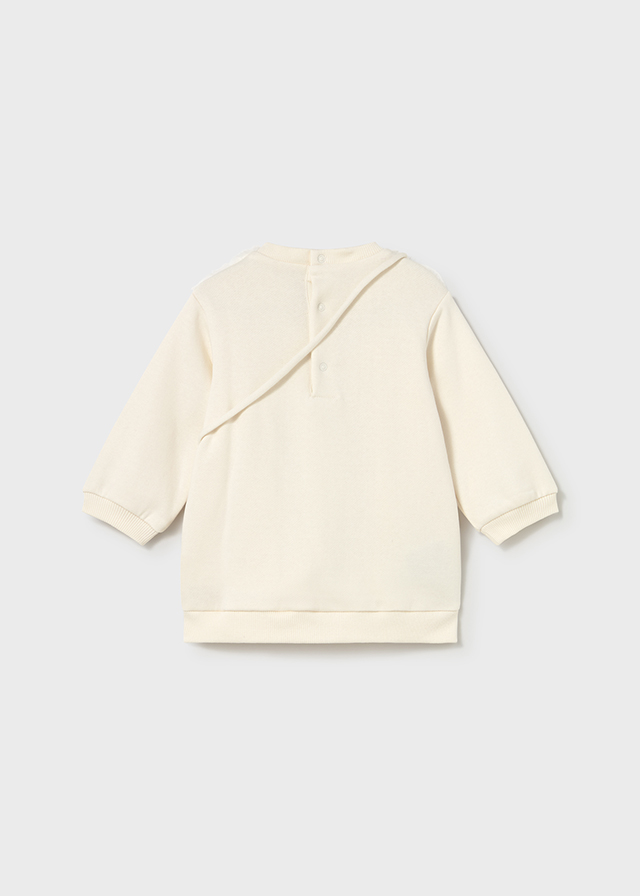 detail Dětská dívčí mikina s plyšovou kabelkou ve tvaru medvídka – stylová a měkká MAYORAL