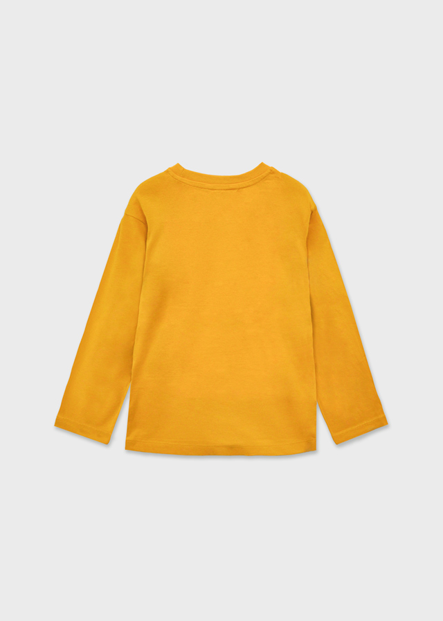 detail Chlapecké tričko s dinosaurem Explorer hořčicové MAYORAL