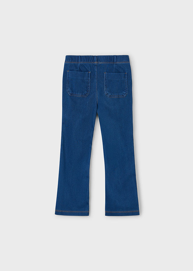 detail Dívčí modré džegíny s elastickým pasem MAYORAL