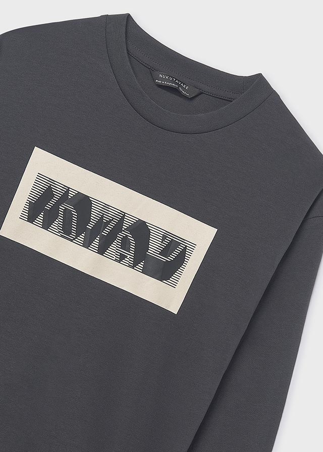 detail Chlapecké tričko s nápisem KOWAY v grafickém rámečku MAYORAL