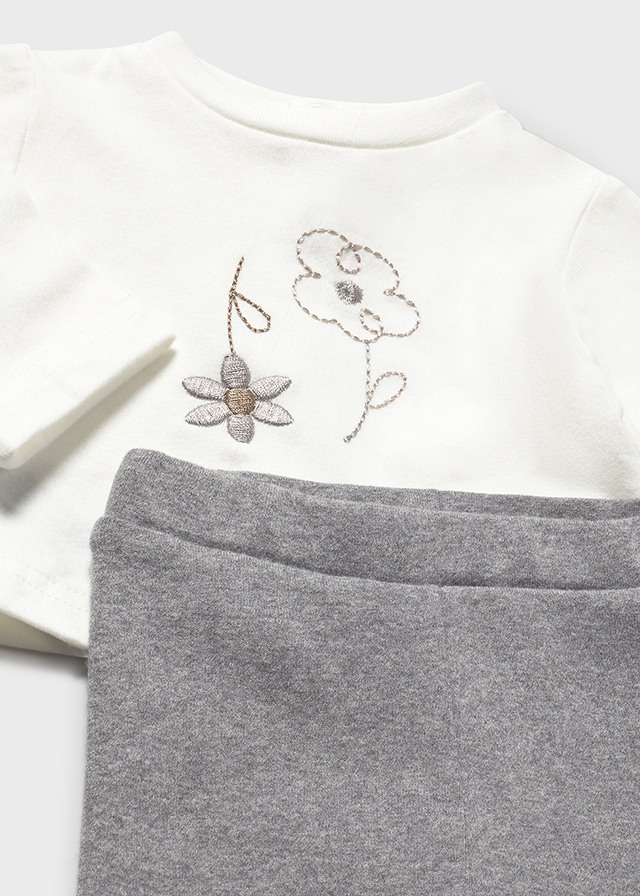 detail Dětská dívčí třídílná souprava – svetřík, tričko a legíny MAYORAL