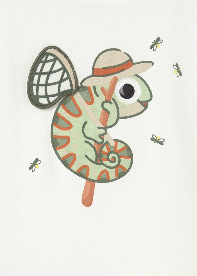 detail Chlapecké tričko s krátkým rukávem bílé MAYORAL