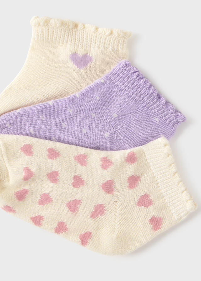 detail Dívčí set ponožek se srdíčky MAYORAL