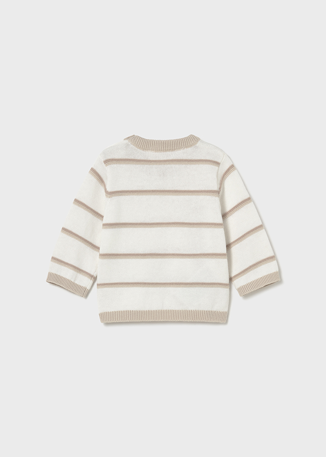 detail Chlapecký pletený svetr s proužky MAYORAL