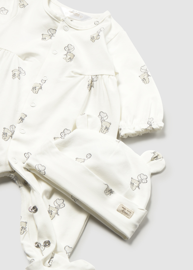 detail Dětský dívčí overal s potiskem a čepičkou MAYORAL