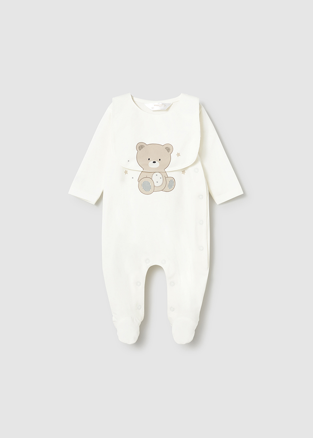 detail Kojenecký unisex overal s medvídkem MAYORAL