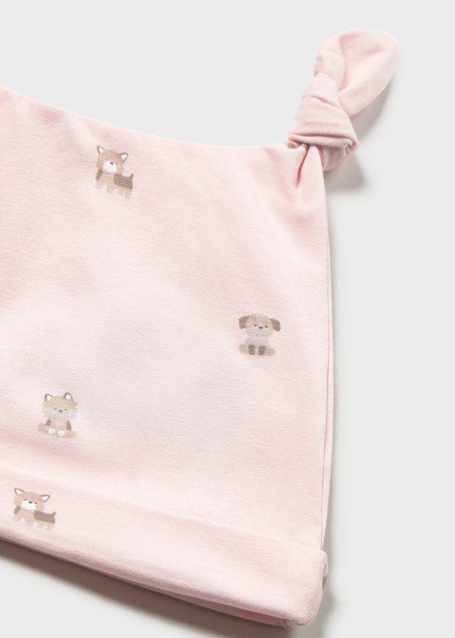 detail Dětský dívčí overal s potiskem a čepičkou MAYORAL