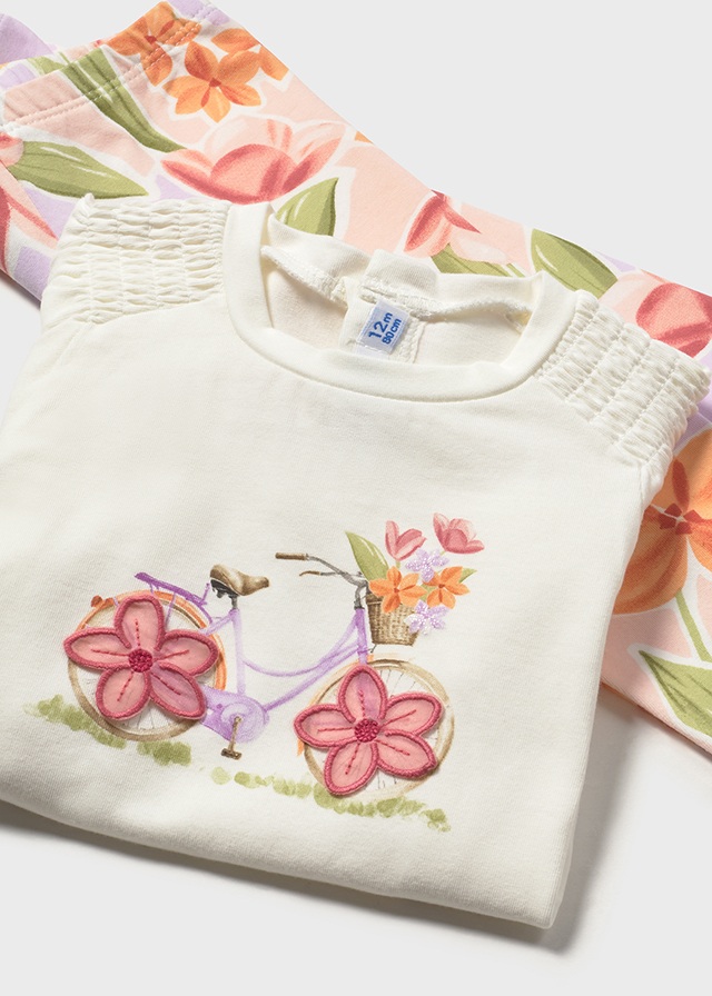detail Dětské dívčí set trička a legín MAYORAL