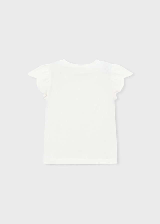 detail Dívčí tričko s potiskem kabelky MAYORAL