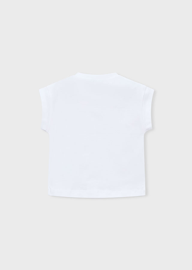 detail Dívčí tričko s obrázkem holčičky MAYORAL