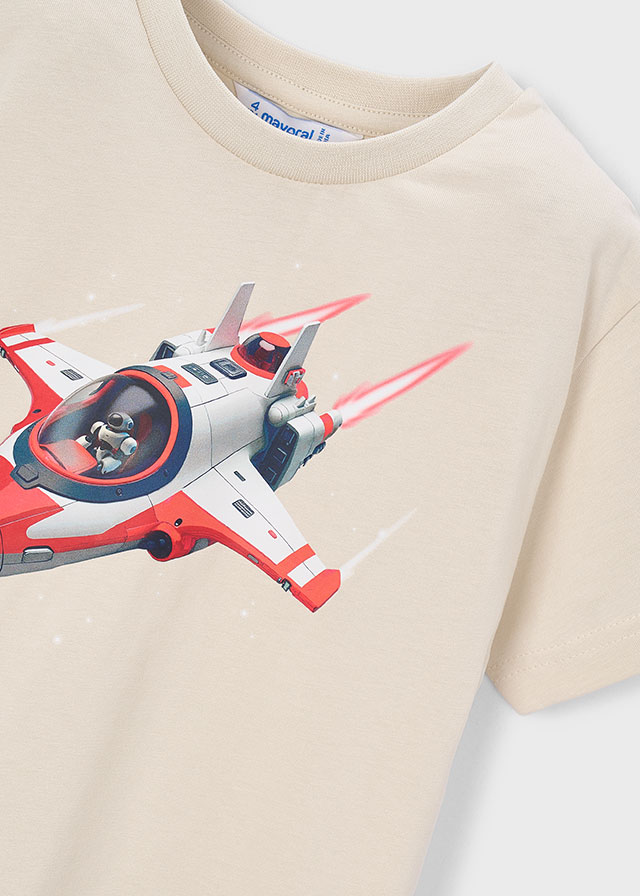detail Chlapecké tričko s motivem vesmírné lodi MAYORAL