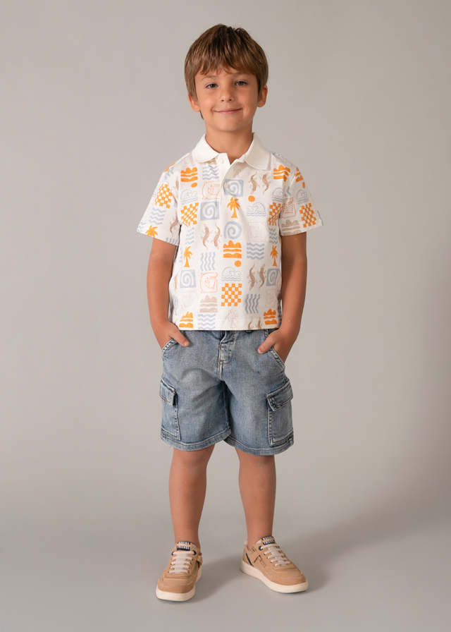 detail Chlapecké džínové kraťasy s kapsami MAYORAL