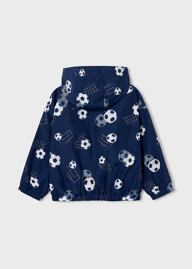 detail Chlapecká bunda s kapucí s fotbalovým motivem MAYORAL