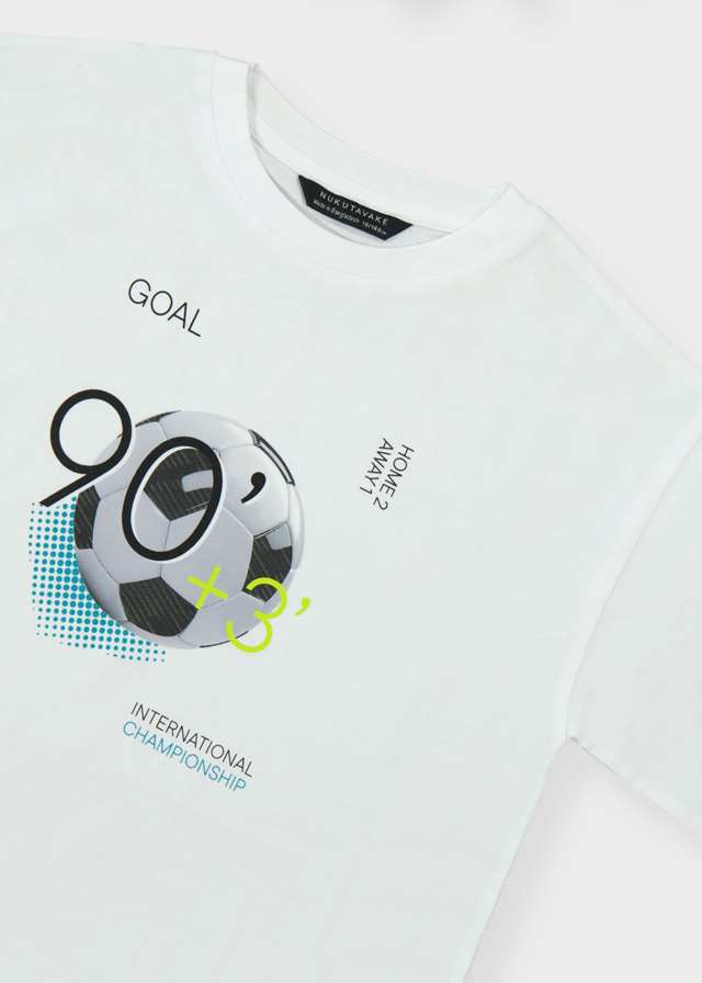 detail Chlapecké tričko s fotbalovou grafikou MAYORAL