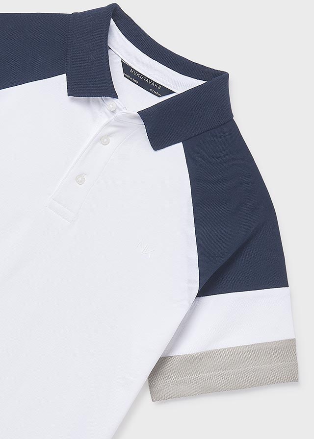 detail Chlapecké polo tričko s kontrastními rukávy MAYORAL